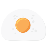 frito huevo yema de huevo freír comida básico forma png
