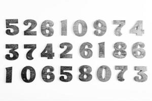 Numbers texture abstraction. Global economy crisis concept. Finance data or education concept. photo