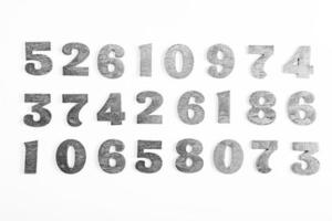 Numbers texture abstraction. Global economy crisis concept. Finance data or education concept. photo