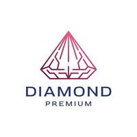 diamante logo diseño, moderno forma adecuado para joyería empresa logo vector