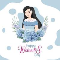 International womens day poster vector