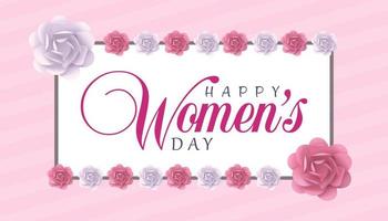 International womens day poster vector