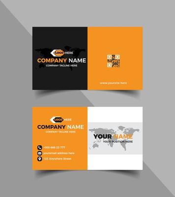Corporate business card template