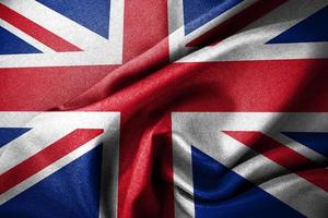 The UK flag- Unated Kingdom flag wavy shape design, The national flag concept templates photo