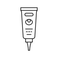 eye cream product line icon vector illustration
