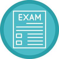 Exam Vector Icon Design