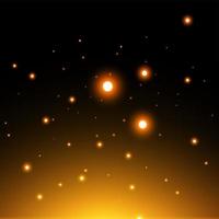 Sparkling dust particles. Glittering red golden dust. Abstract background with bokeh effect. photo