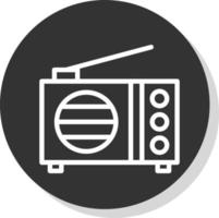 diseño de icono de vector de radio