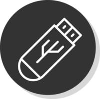 diseño de icono de vector usb