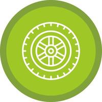 Tire Vector Icon Design