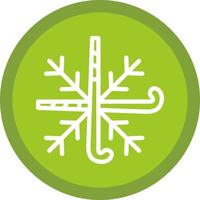 Snowflake Vector Icon Design