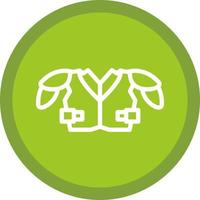 Shoulder Pads Vector Icon Design