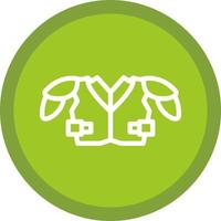 Shoulder Pads Vector Icon Design