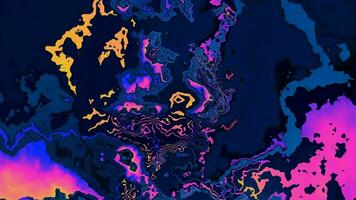 Marble ink abstract art from exquisite original painting for abstract background . Painting was painted on high quality paper texture to create smooth marble background pattern of ombre alcohol ink . photo