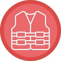 Life Jacket Vector Icon Design