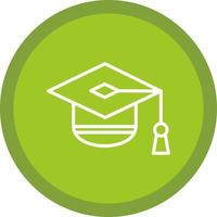 Mortarboard Vector Icon Design