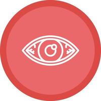 Red Eyes Vector Icon Design