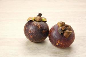 Mangosteen fruit or Buah Manggis photo