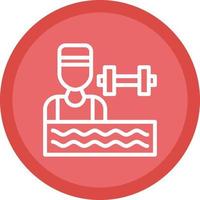 Aerobics Vector Icon Design