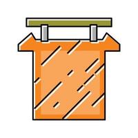 anodes copper cast color icon vector illustration