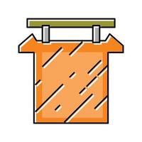 anodes copper cast color icon vector illustration