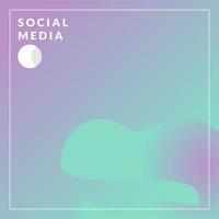Vector colorful abstract gradient background for social media template, banner, poster, and flyer free