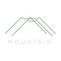 Mountain logo design vector illustration