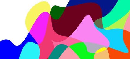 Vector colorful abstract background for banner Free Vector