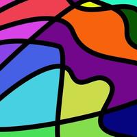Colorful gradient abstract background free vector