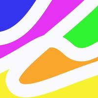 Colorful abstract fluid and geometric background free vector