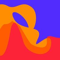 Abstract colorful liquid and fluid background for banner, flyer, poster, and free vector