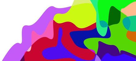 Vector colorful abstract background for banner Free Vector