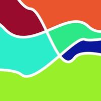 Colorful abstract fluid and geometric background free vector