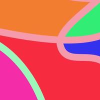 Colorful abstract fluid and geometric background free vector