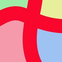 Colorful abstract fluid and geometric background free vector