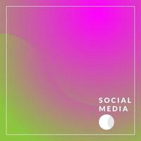 Vector colorful abstract gradient background for social media template, banner, poster, and flyer free