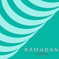 Ramadan kareem with abstact background vector