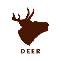 deer logo design vector illustration