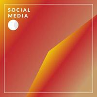 Vector colorful abstract gradient background for social media template, banner, poster, and flyer free