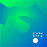 Vector colorful abstract gradient background for social media template, banner, poster, and flyer free