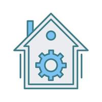 icono de vector de automatización del hogar