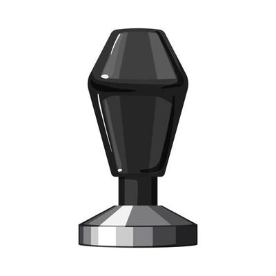bean tamper coffee cartoon vector illustration