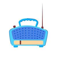 fm radio sound cartoon vector illustration