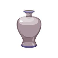 ceramic antique vase cartoon vector illustration