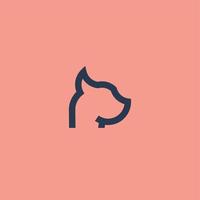 Cat Line Art. Simple Minimalist Logo Design Inspiration. Vector Illustration.