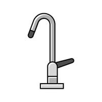 drink faucet water color icon vector illustration