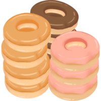 pilha de rosquinhas png