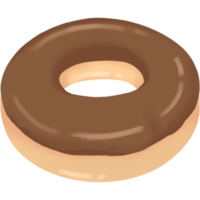 Donut chocolate illustration png