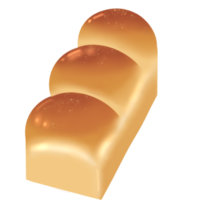 Bread loaf illustration png