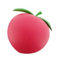 3d Pfirsich Obst png